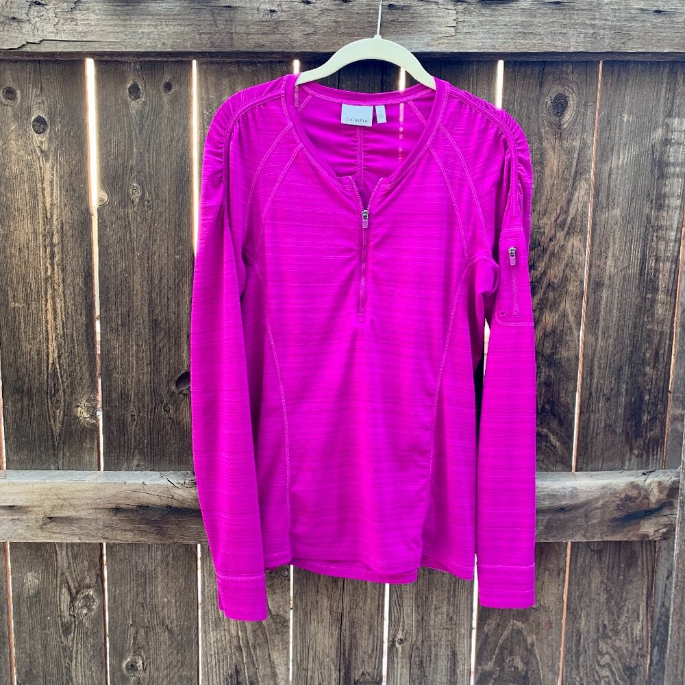 ATHLETA Quarter Zip Top - Size Large